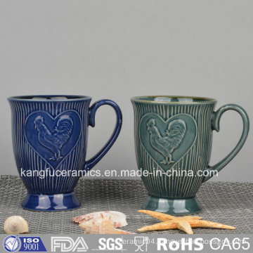 Personalized Shape Embossed Ceramic Mug